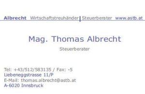 Logo Albrecht THomas